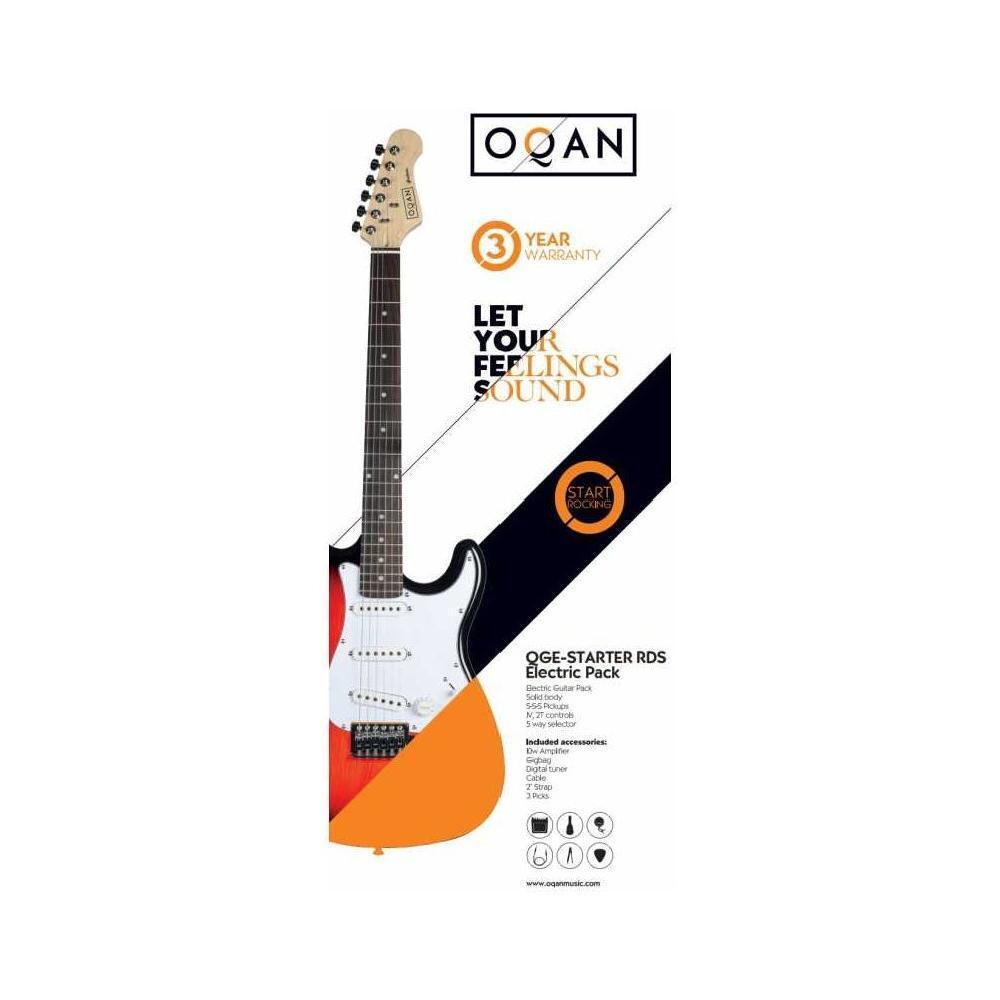 Oqan Chitarra e Amplificatore Qge Starter Rds Electric Pack 657003