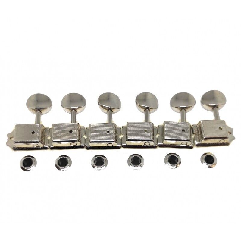 6 Meccaniche Fender Sinistra American Vintage STRATOCASTER/TELECASTER Nickel