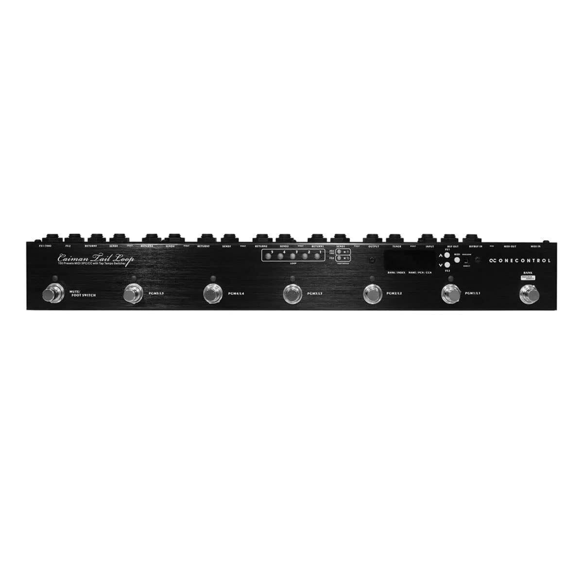 One Control Caiman Tail Loop Programmabile Mixer Chitarra Effetti Pedale Mij New
