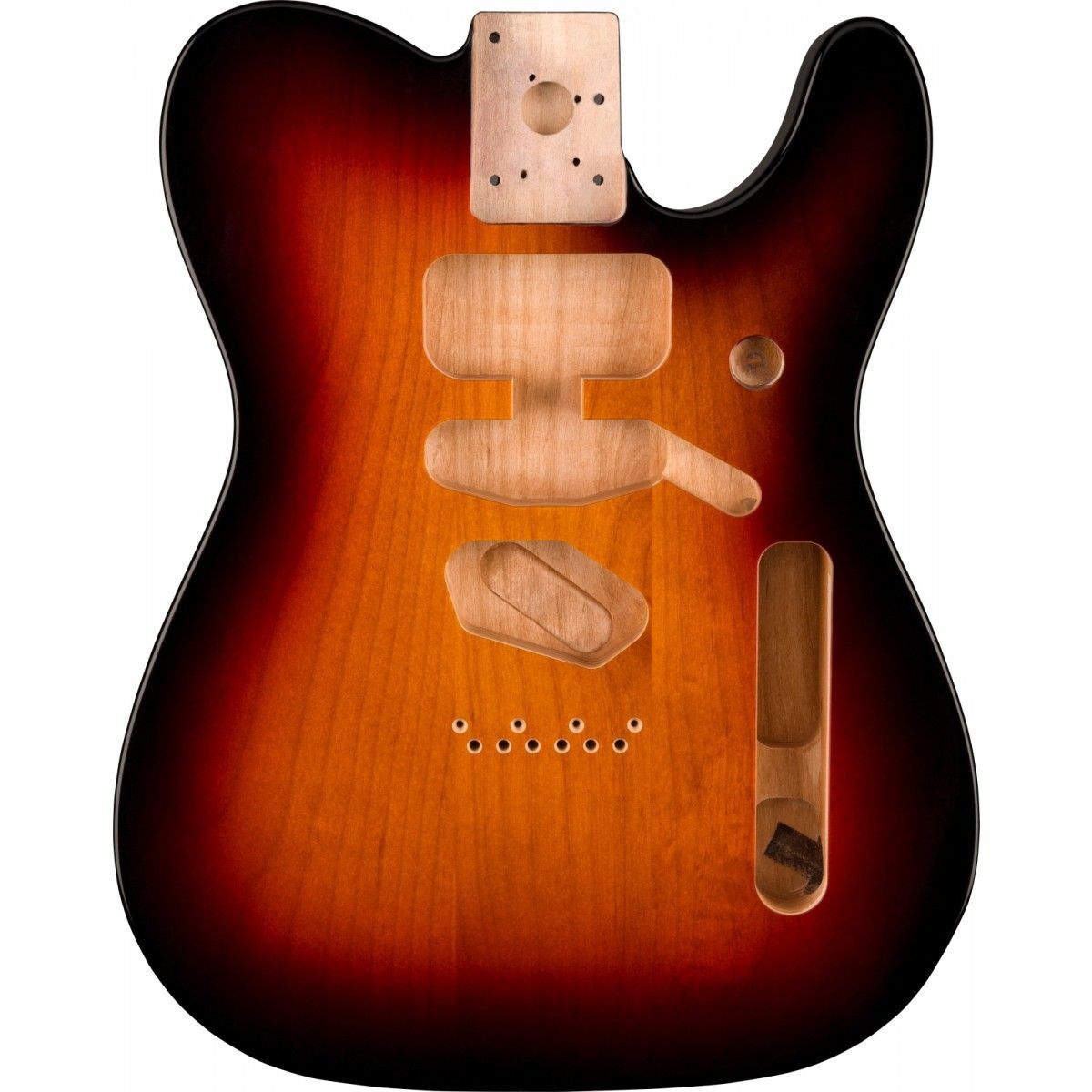 Corpo Fender Deluxe Series Telecaster SSH Alder Modern Bridge Mount 3-C Sunb 099