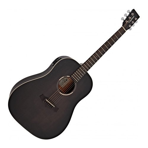 Tanglewood Chitarra acustica 4/4 BLACKBIRD Smokestack Black Satin TWBB SDE