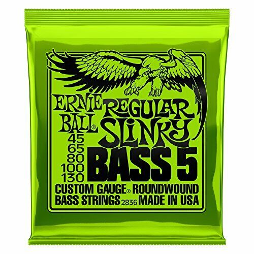 Cordes pour basse électrique Ernie Ball Regular Slinky à 5 cordes (a0Z)