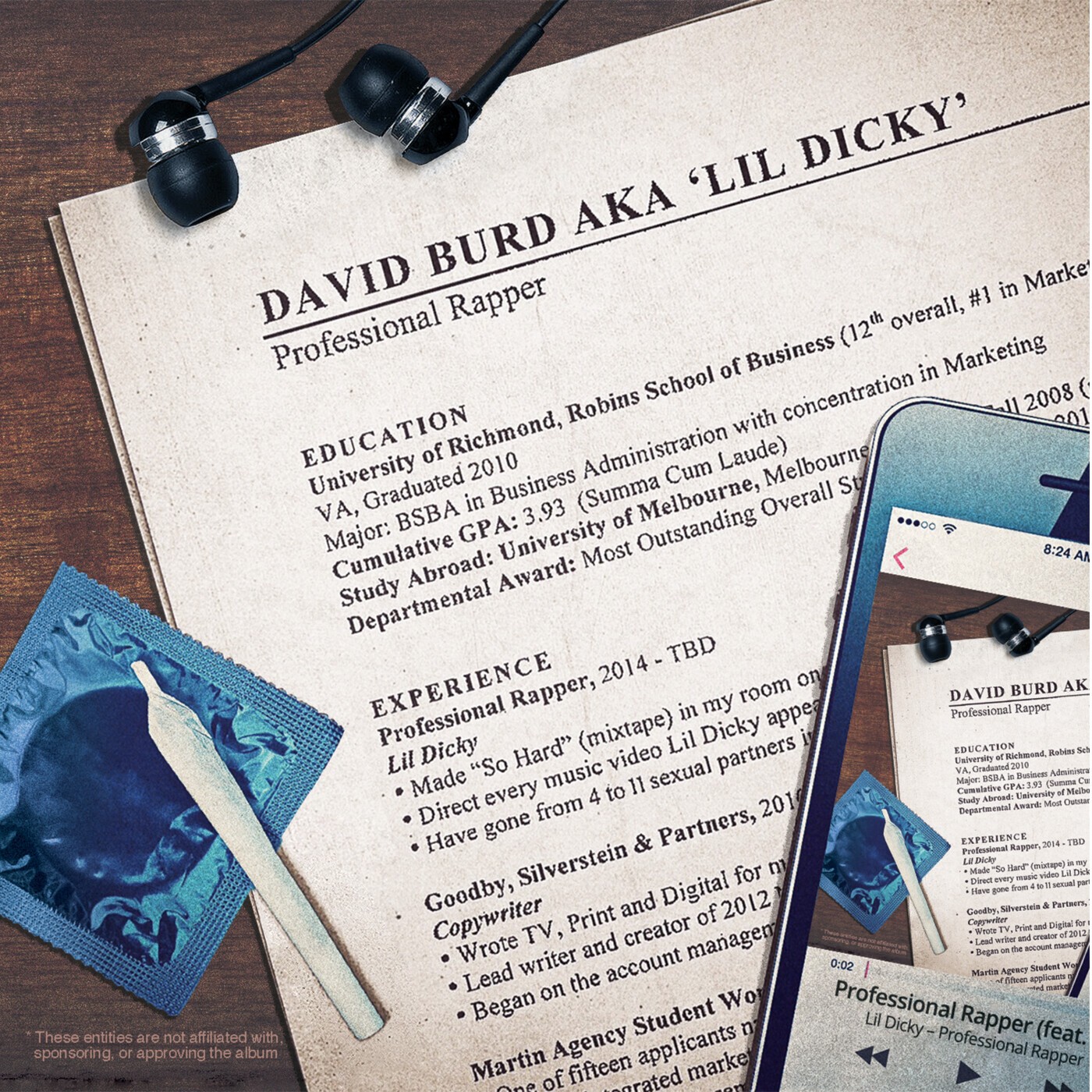 Lil Dicky Professional Rapper (CD) Album