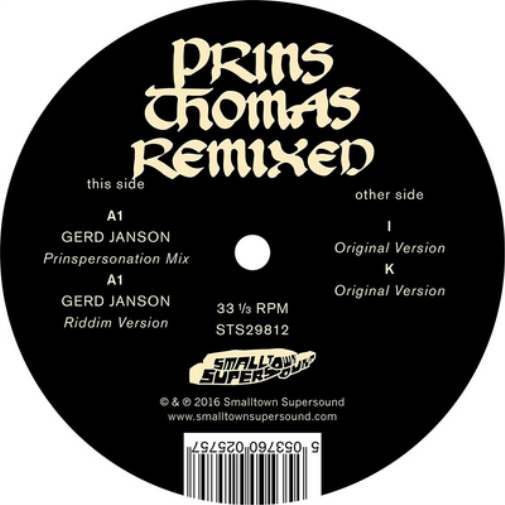Prins Thomas Gerd Janson Remixes (Vinyl LP) 12" EP