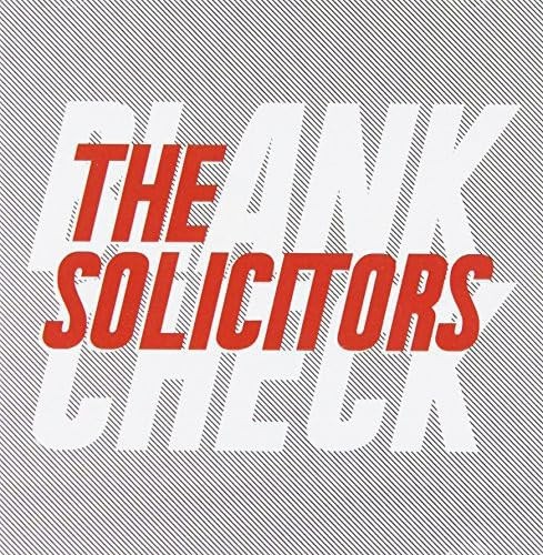 Blank Check by The Solicitors [Audio CD]