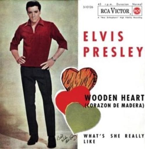 "Vinile Elvis Presley - Wooden Heart (Spain) Black Vinyl (7"")"