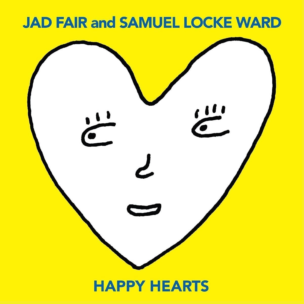 Jad Fair and Samuel Locke Ward Happy Hearts (Vinyl LP) 12" Album Coloured Vinyl