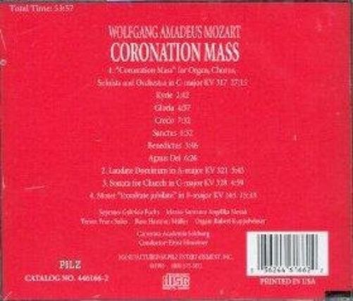 Mozart Coronation Mass (CD)