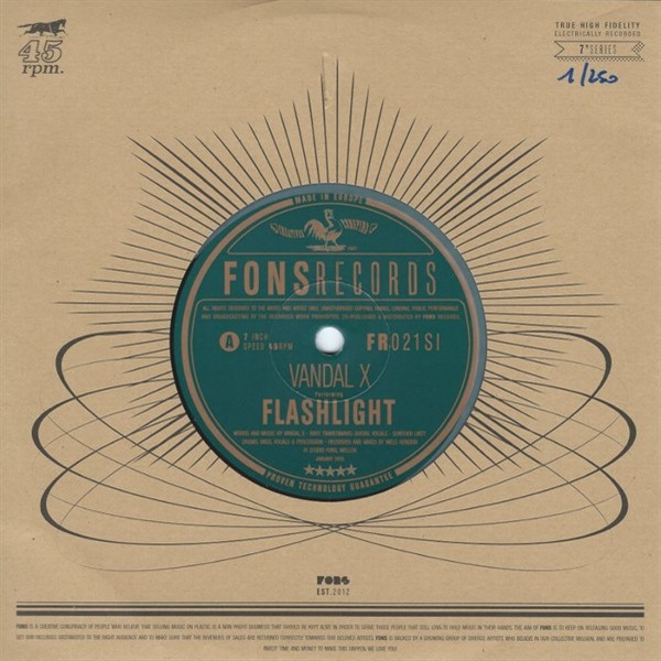 Vandal X Flashlight (Vinyl LP) 7" Single