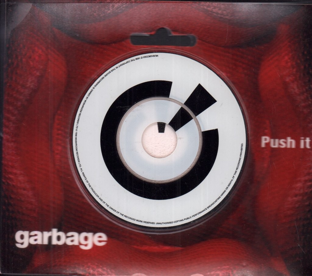 Garbage Push It CD UK Mushroom 1998 Edizione Limitata 2 Tracce CD Singolo 3"
