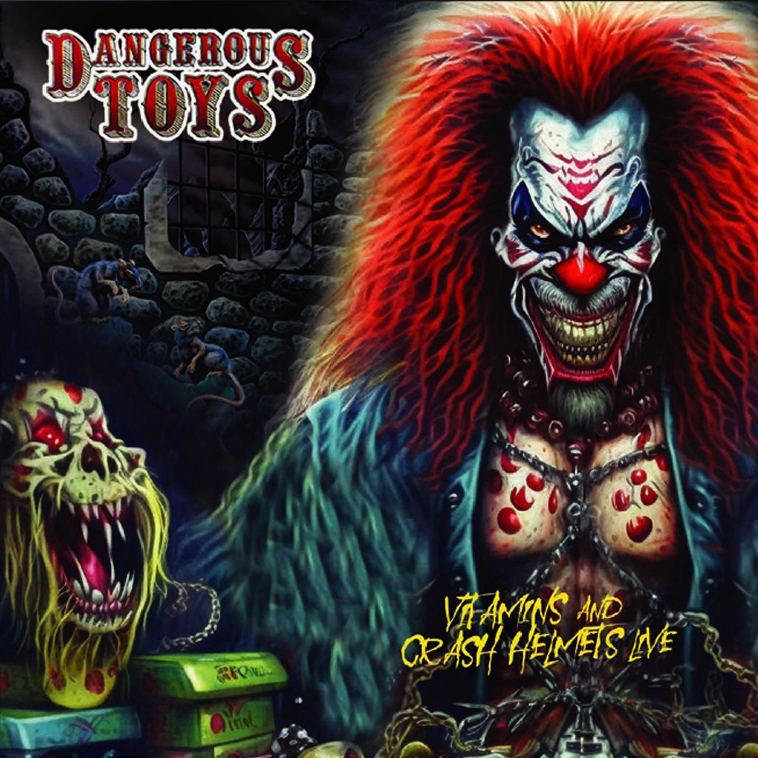 Dangerous Toys Vitamins & Crash Helmets Live (CD) Album