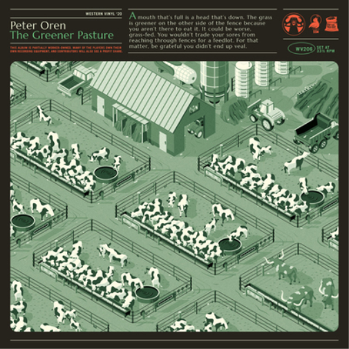 Peter Oren The Greener Pasture (Vinyl LP) 12" Album Coloured Vinyl