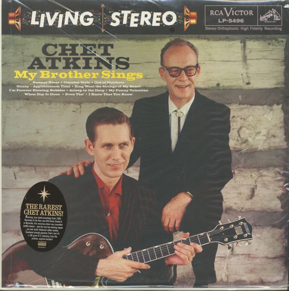 Chet Atkins My Brother Sings (Vinyl LP)