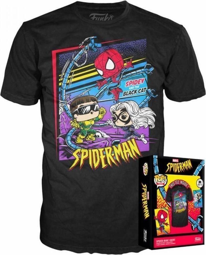 Gadget - Marvel: Funko Pop! Boxed Tee - Spidey Cat Doc (Tg. M) - Funko