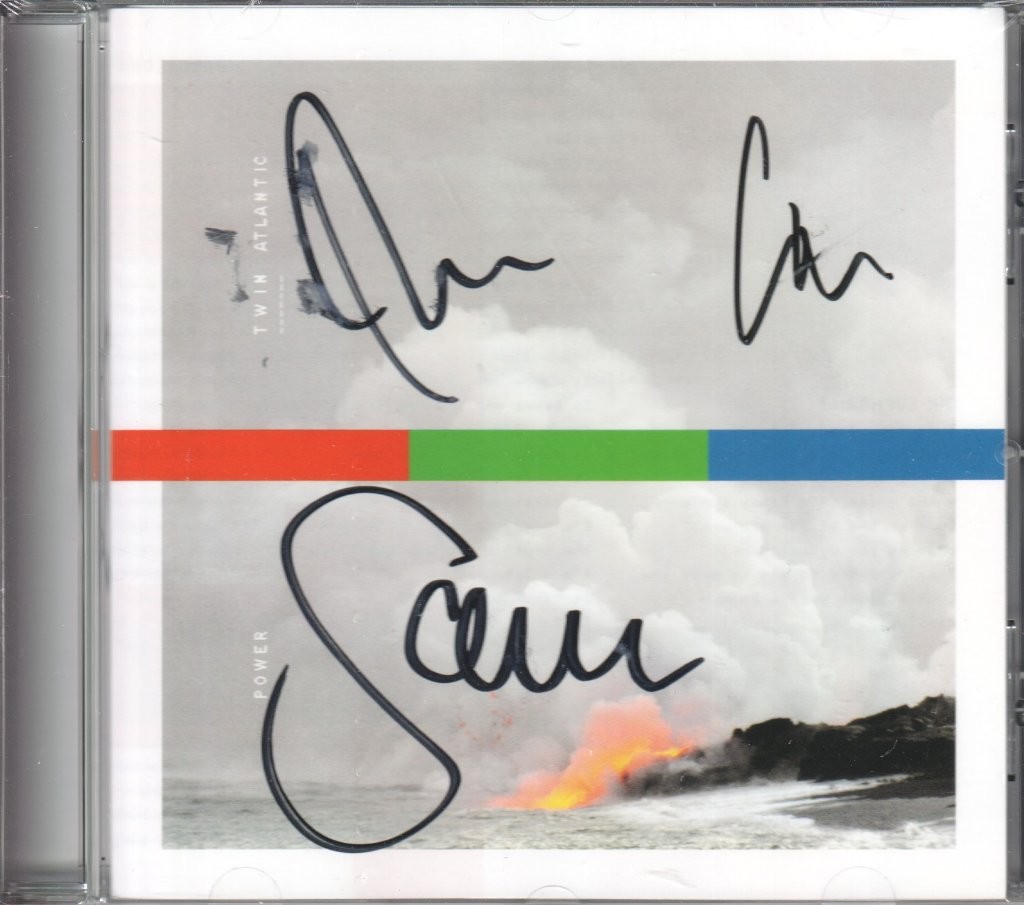 Twin Atlantic Power CD Europe Virgin Emi 2020 limited edition signed on front