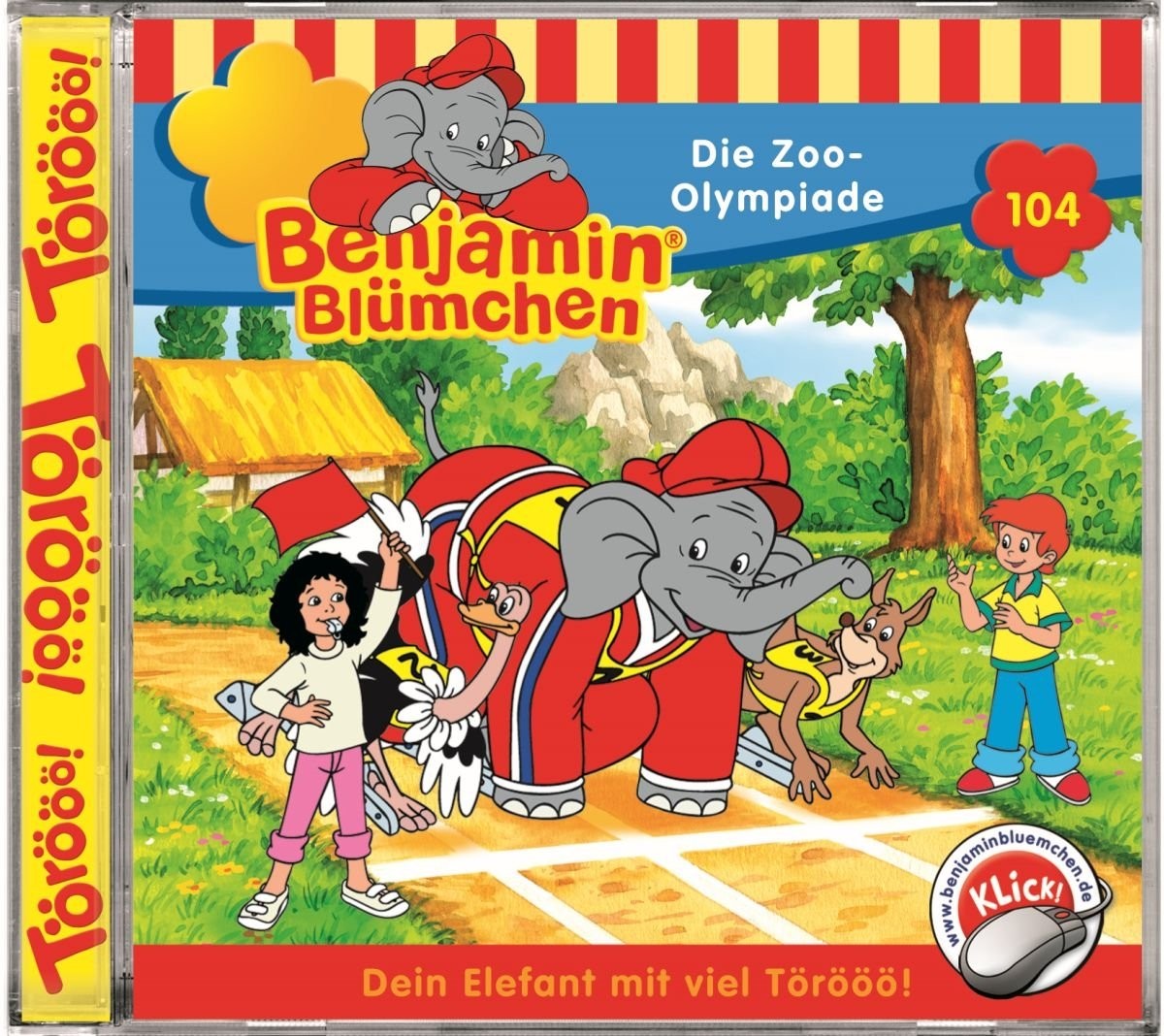 Benjamin Blümchen Folge 104: Die Zoo - Olympiade (CD)