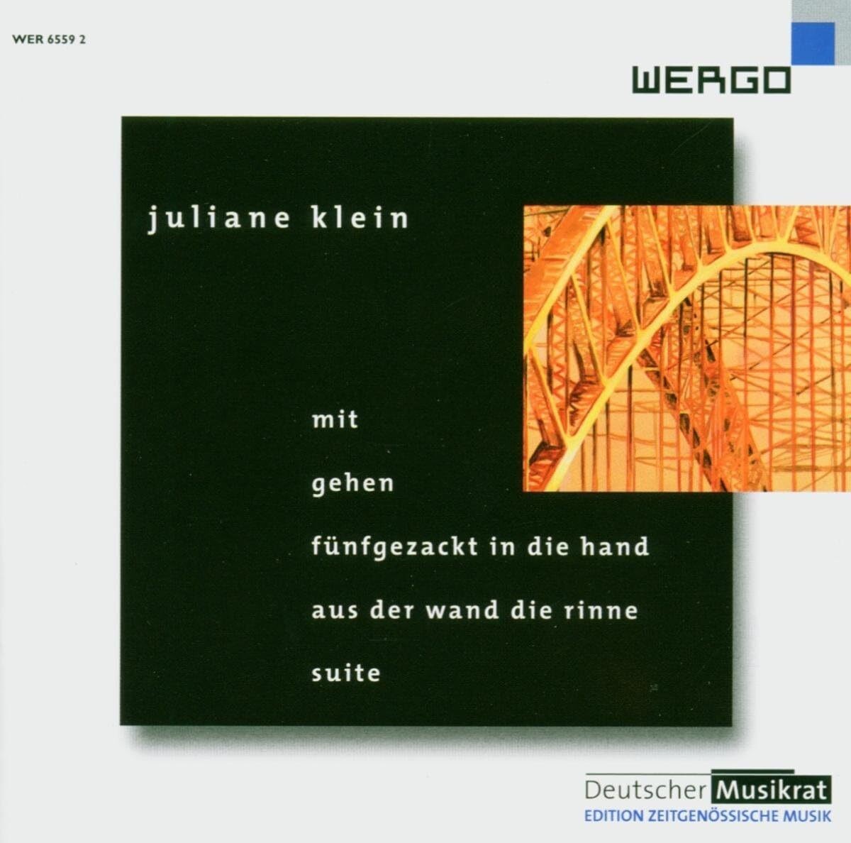 Juliane Klein Juliane Klein: Mit/Gehen/Fünfgezackt in Die Hand/... (CD) Album