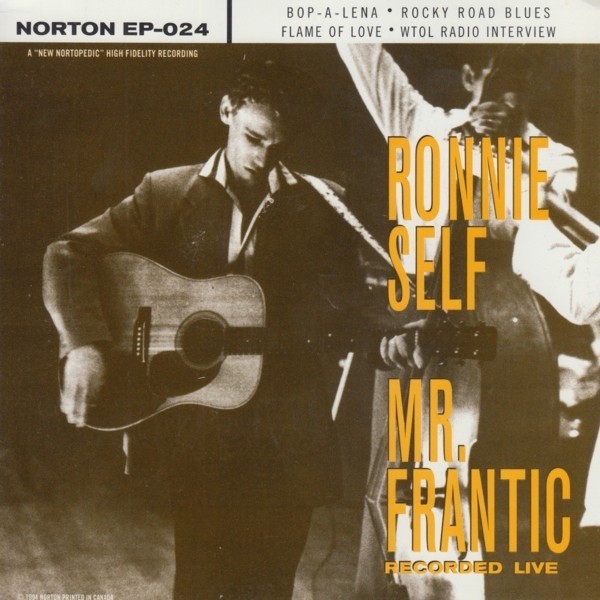 Ronnie Self Mr. Frantic (Vinyl LP) 7" Single