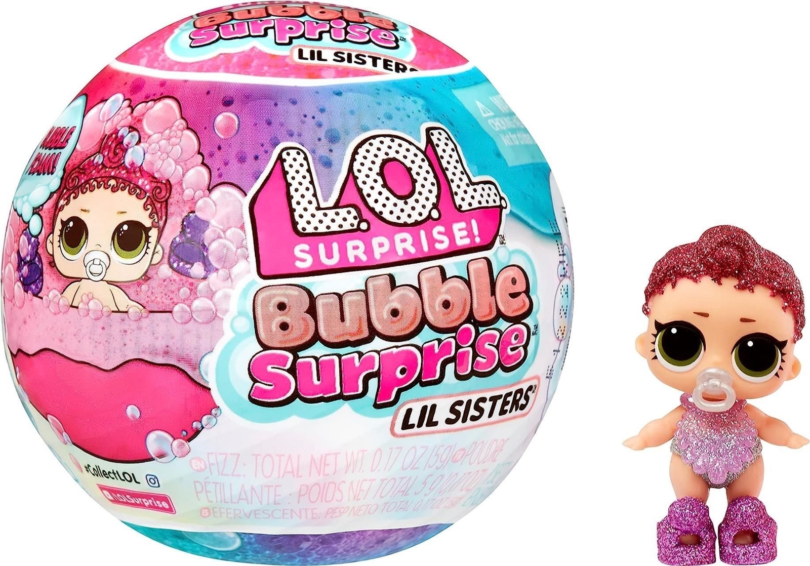 Gadget - 1 Articolo Casuale - L.O.L. Surprise Bubble Surprise Lil Sisters (Assor
