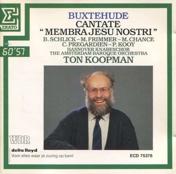 Dietrich Buxtehude Cantata "Membra Jesu Nos" (CD)