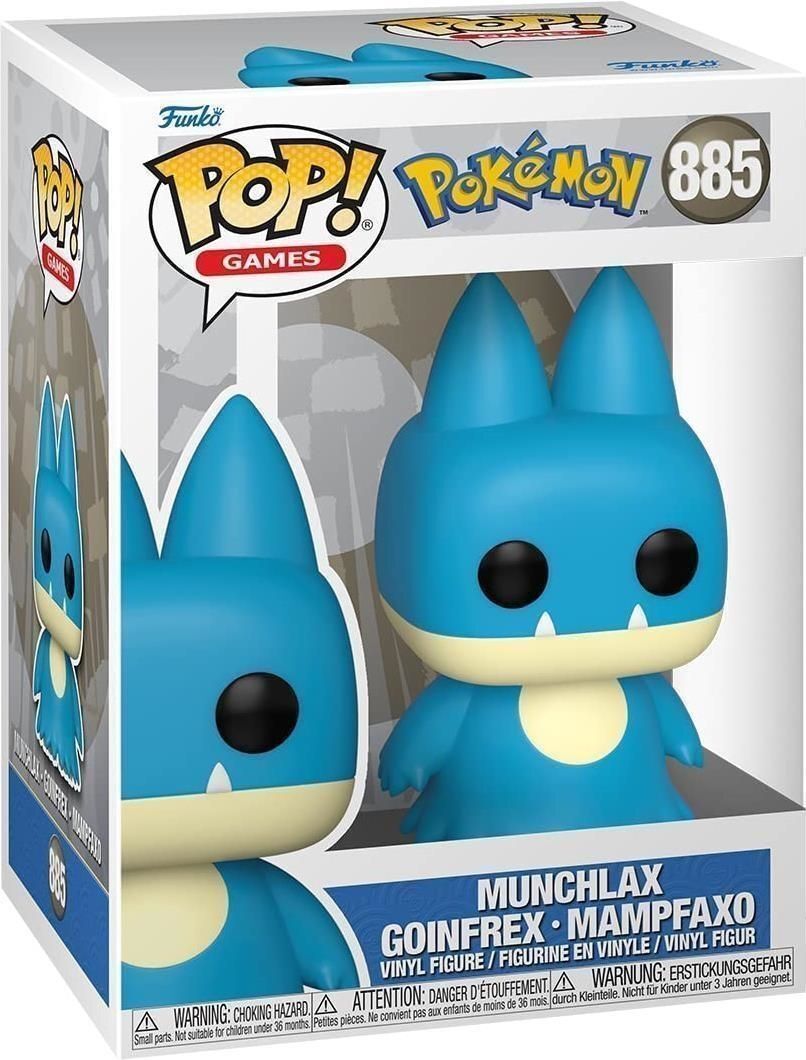Gadget - Pokemon: Funko Pop! Games - Munchlax (Vinyl Figure 885) - Funko