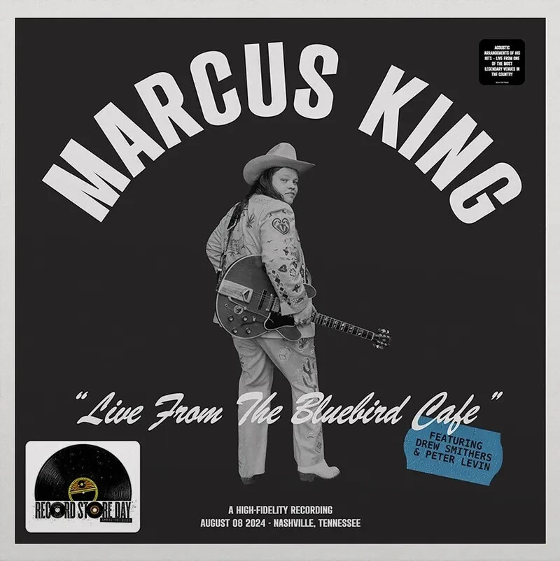 Marcus King Live From The Bluebird Cafe Doppio Vinile Lp Colorato Blu Rsd 2025