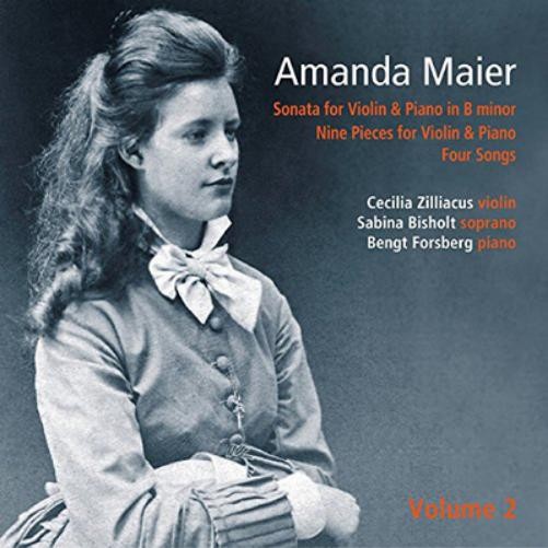 Amanda Maier Amanda Maier: Sonata for Violin & Piano in B Minor/... - Volum (CD)