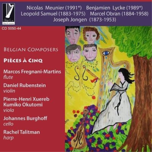 Rachel Talitman Belgian Composers: Pieces a Cinq (CD) Album