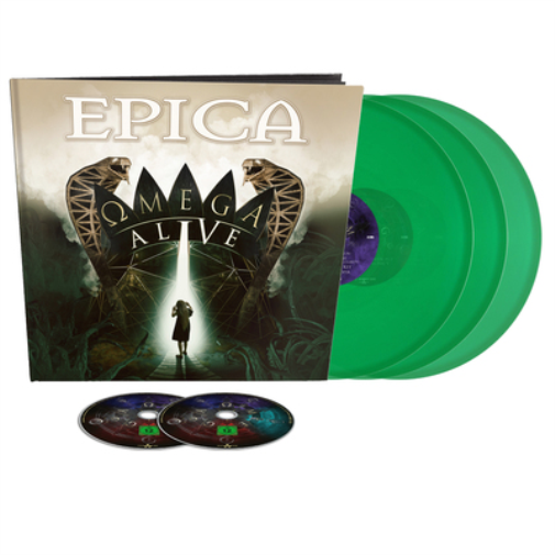 Epica Omega Alive (Vinyl LP) Limited  12" Album with Blu-ray & DVD