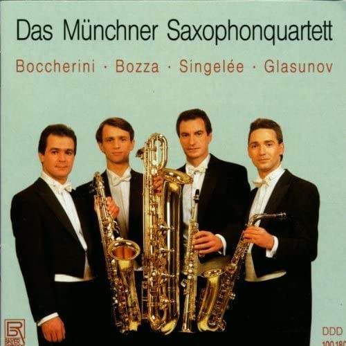 Münchner Saxopho The Munich Saxophone Quartet plays Boccherini, Bozza, Glaz (CD)