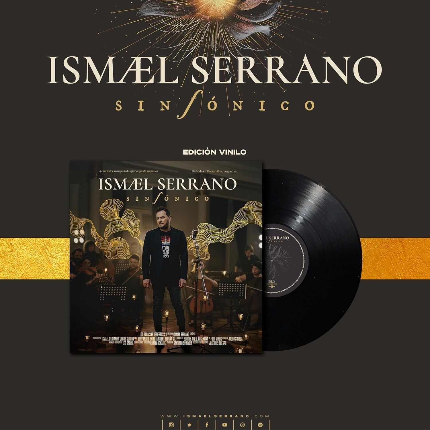 Ismael Serrano Ismael Serrano: Sinfonico (Vinyl LP)