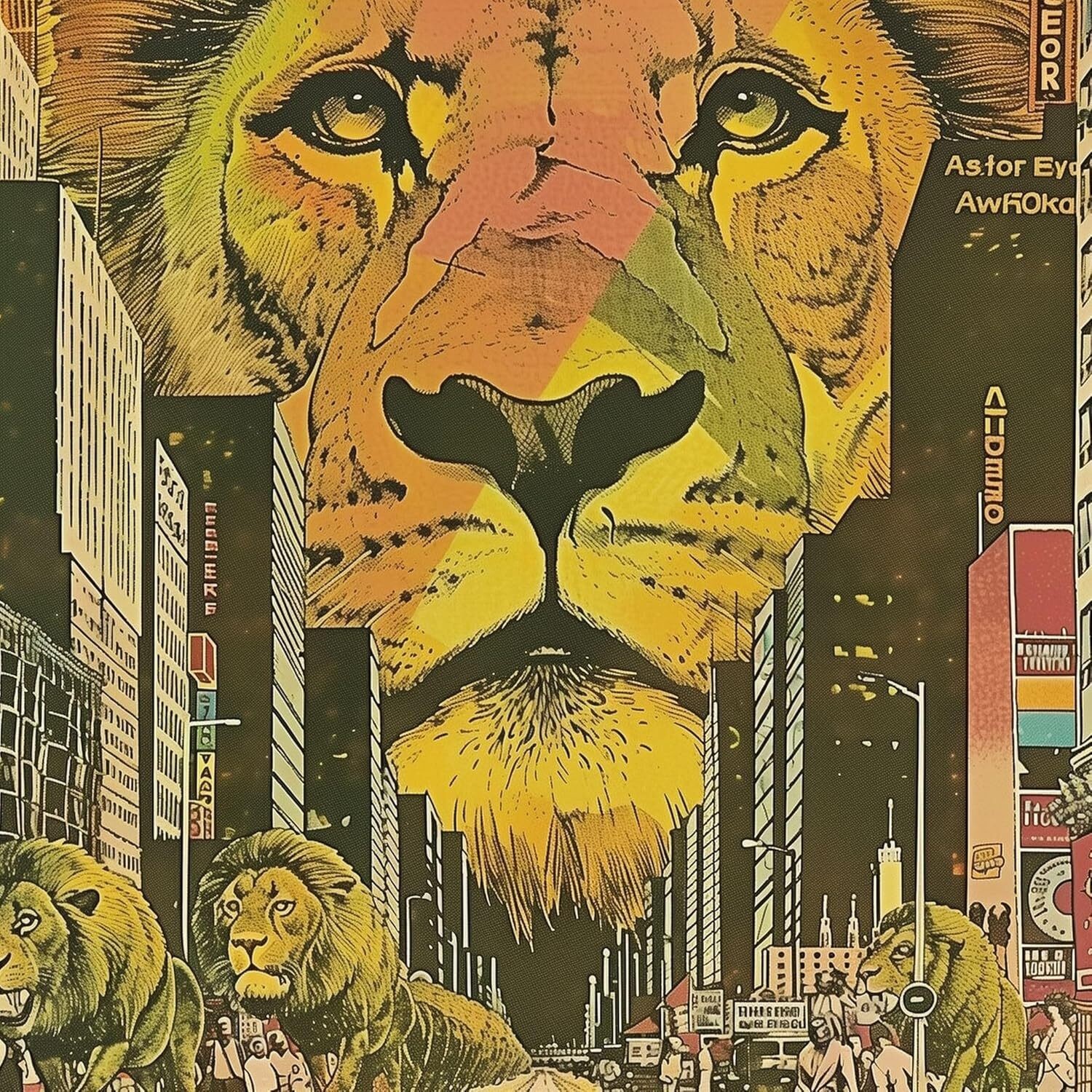 Lions in the Street Moving Along (Vinyl LP) 12" Album