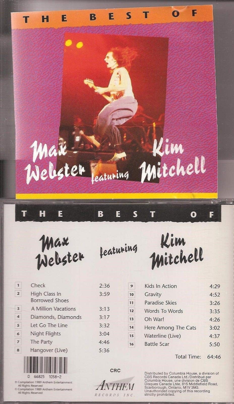 Max Webster The Best Of Max Webster (CD)