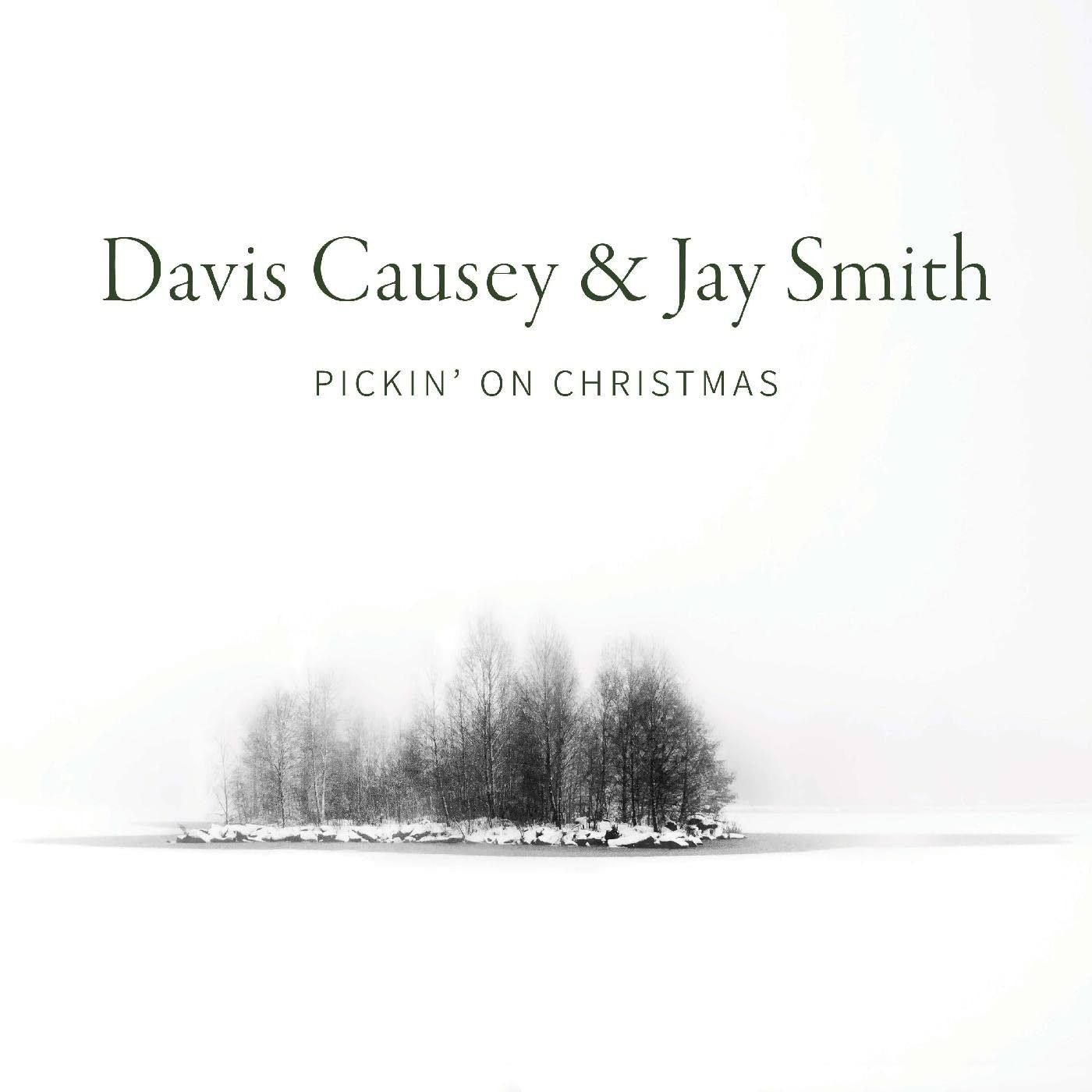 Davis Causey & Jay  Pickin' On Christmas "SNOWGLOBE" CLEAR W/WHITE FL (Vinyl LP)