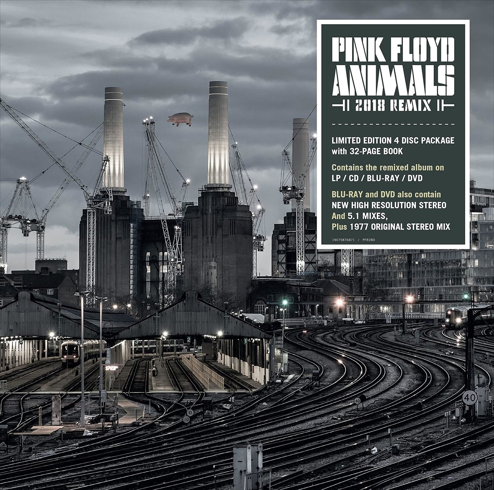 Vinile Pink Floyd - Animals (2018 Remix) [Deluxe Box Set] (Lp+Cd+Blu-Ray+Dvd+Boo