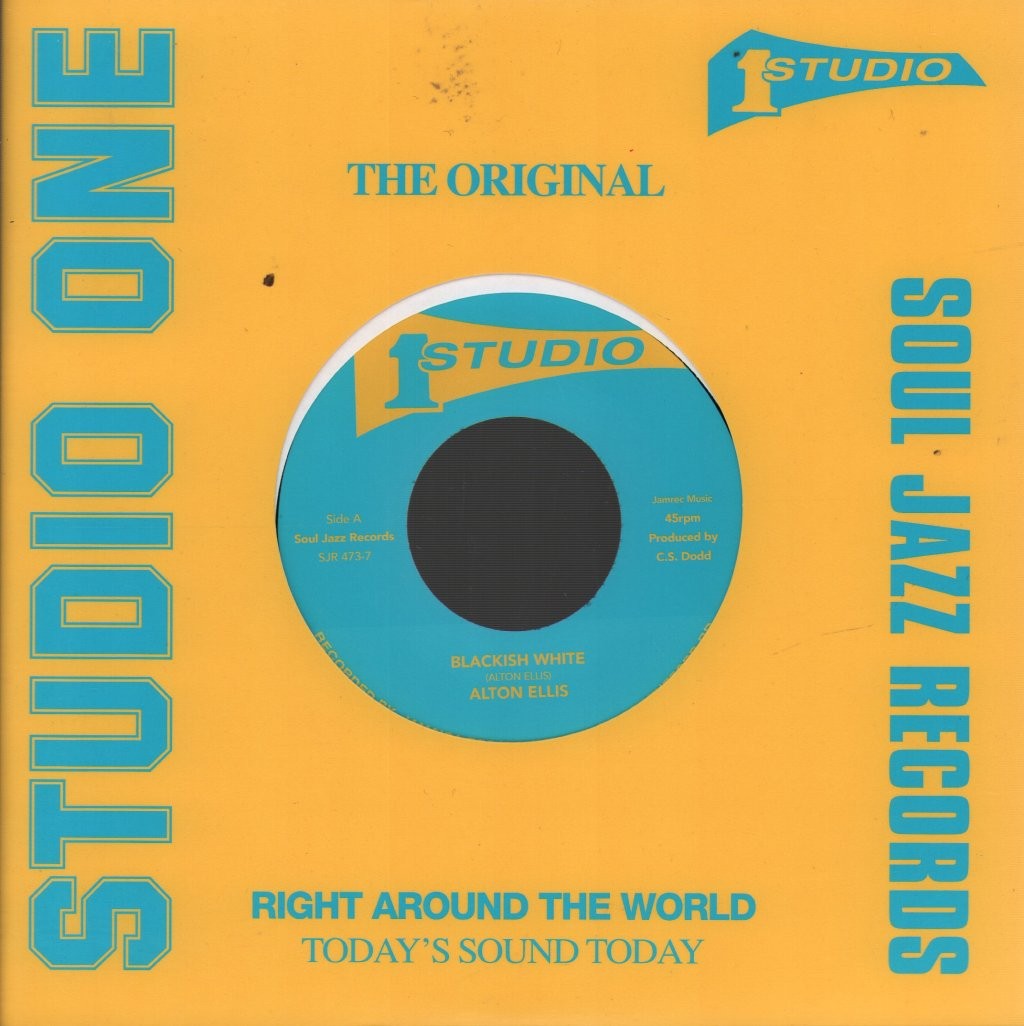 Alton Ellis Blackish White 7" Vinile Europa Soul Jazz 2023 B/W Alton Ellis &