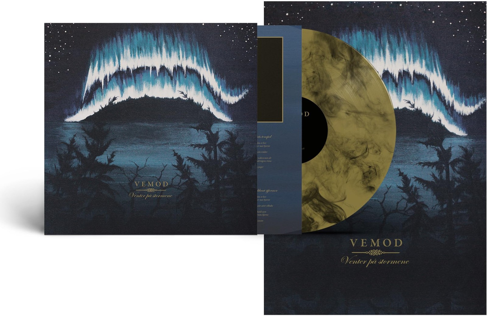 Vemod Venter Pa Stormene - Gold/Black Marbled (Vinyl LP)