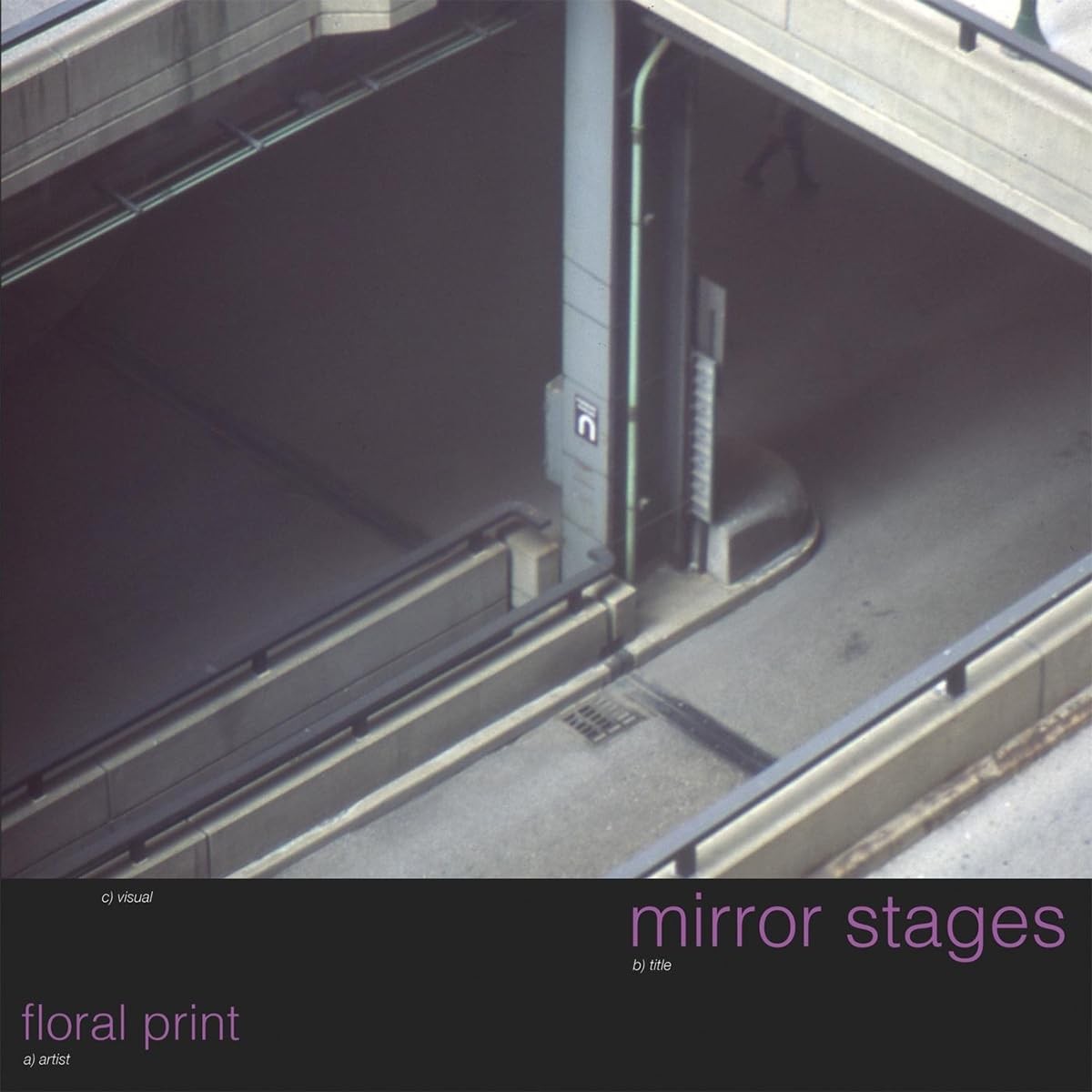 Floral Print Mirror Stages (PINK & WHITE SPLIT VINYL) (Vinyl LP)