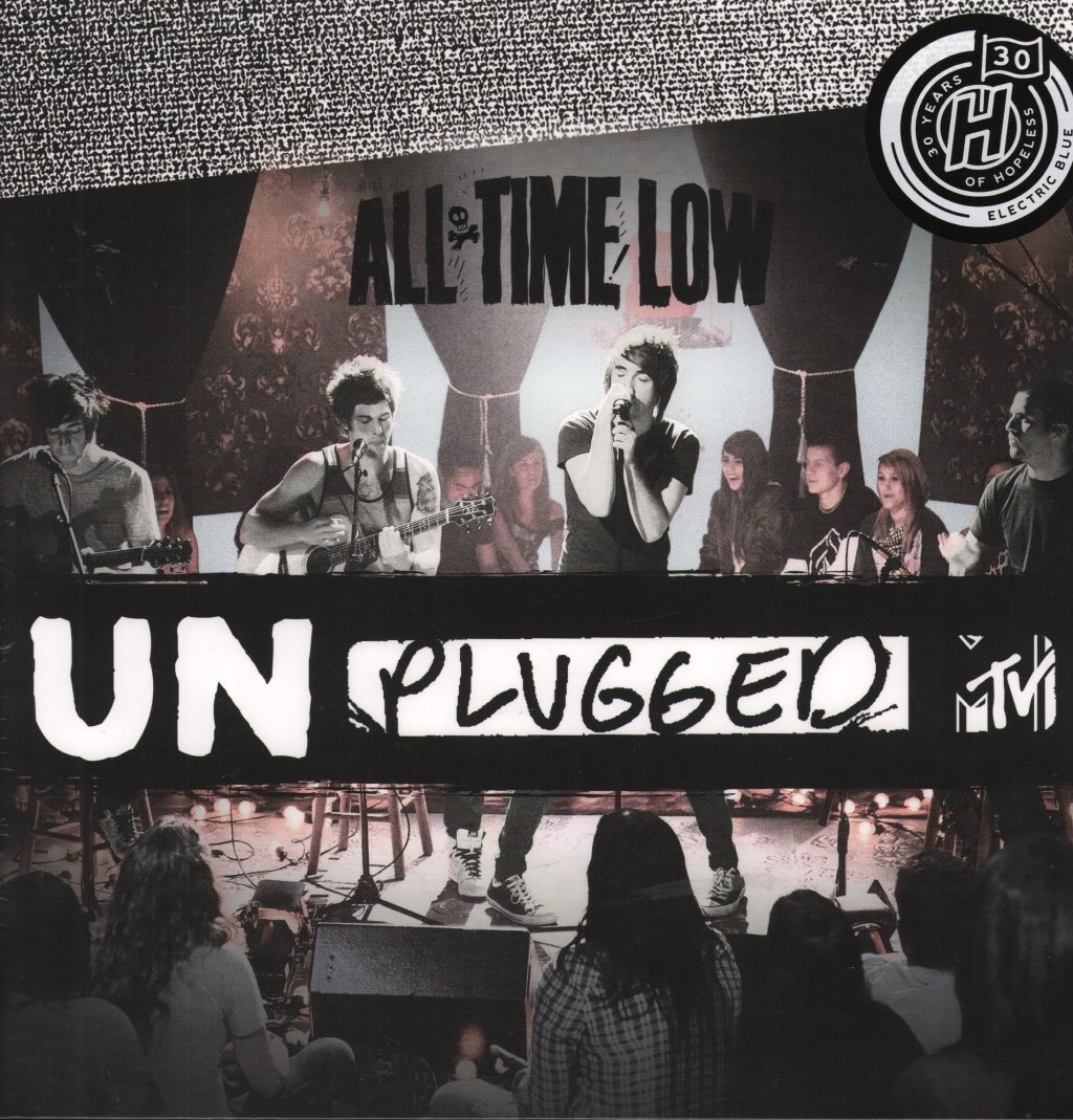 All Time Low MTV Unplugged LP Vinile Europa Hopeless 2024 Limitato Blu Elettrico