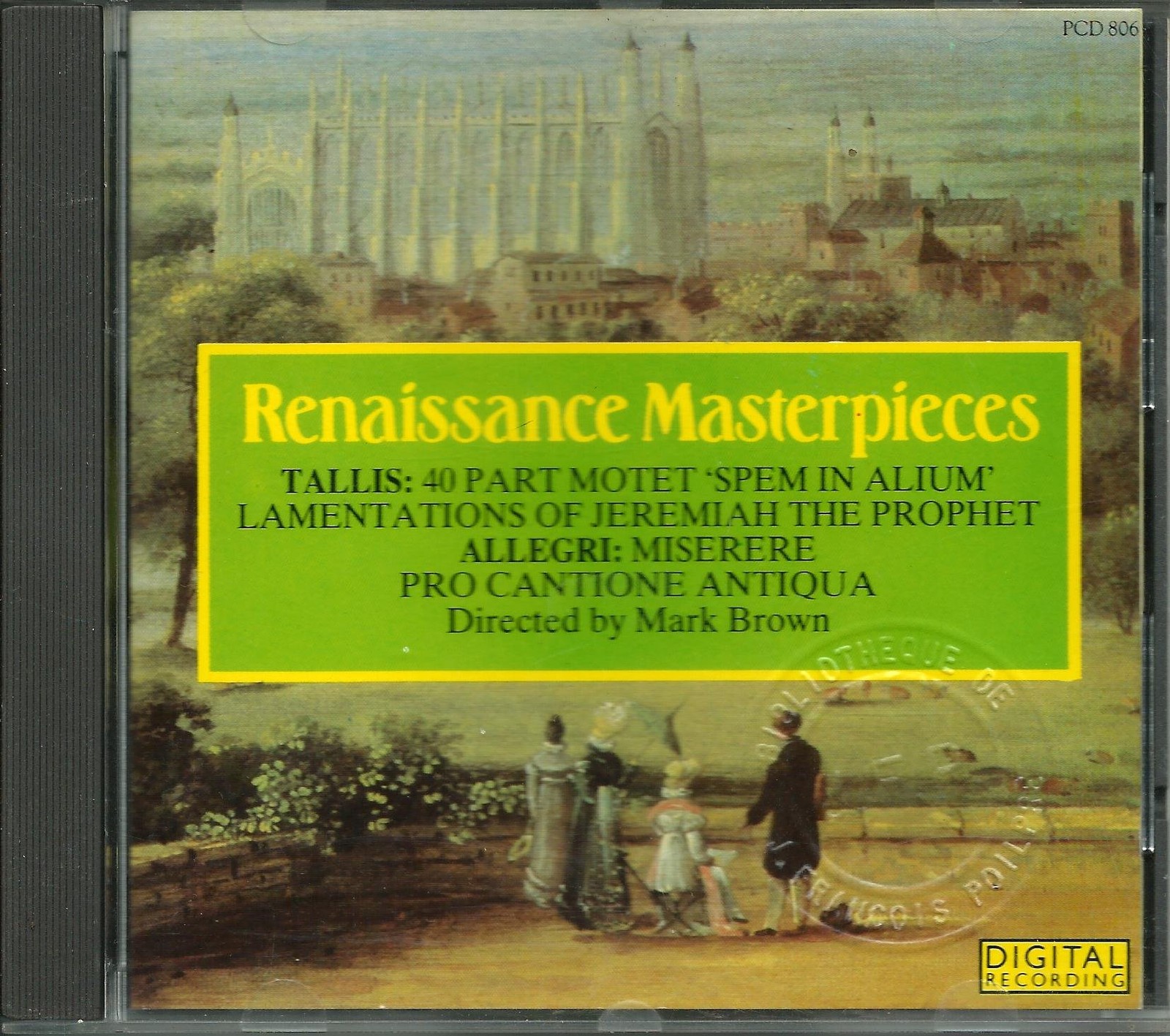 Allegri Renaissance Masterpieces (CD)