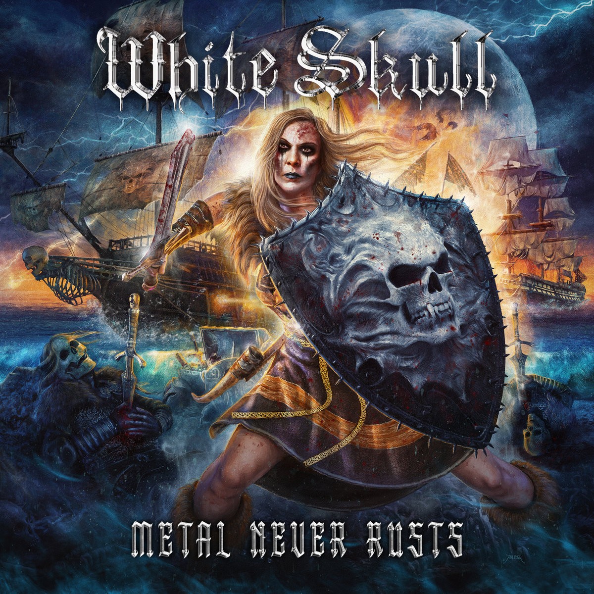 White Skull Metal Never Rusts (CD) Album Digipak