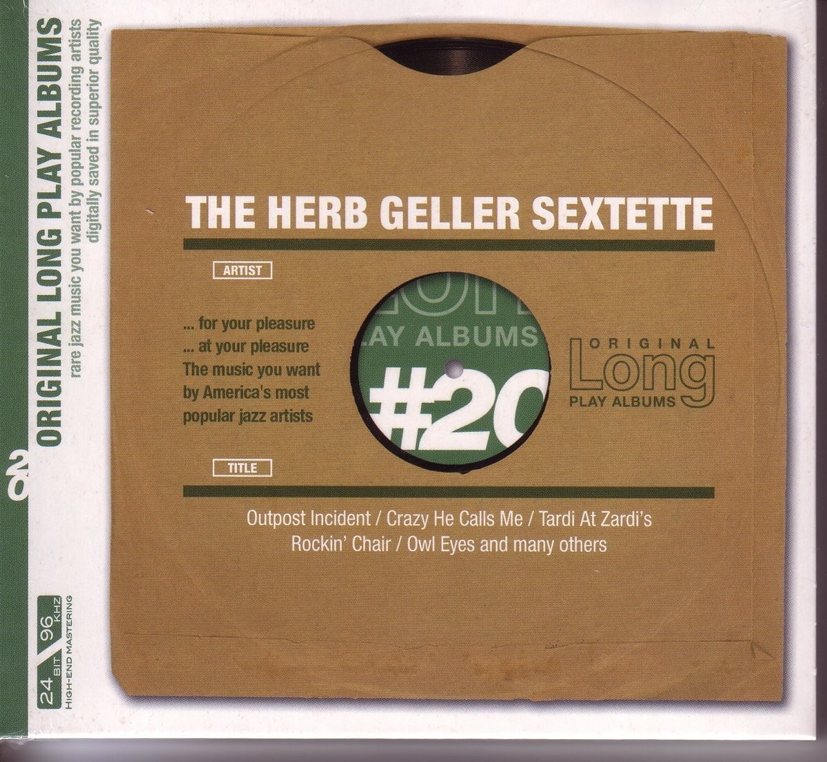 Herb Geller The Herb Geller Sextet (CD) Album