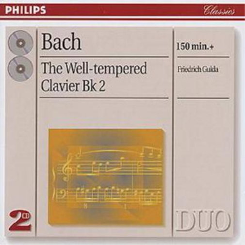 Johann Sebastian Bach The Well-Tempered Clavier Book 2 (CD) Album