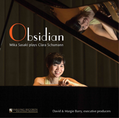 Mika Sasaki Obsidian: Mika Sasaki Plays Clara Schumann (CD) Album