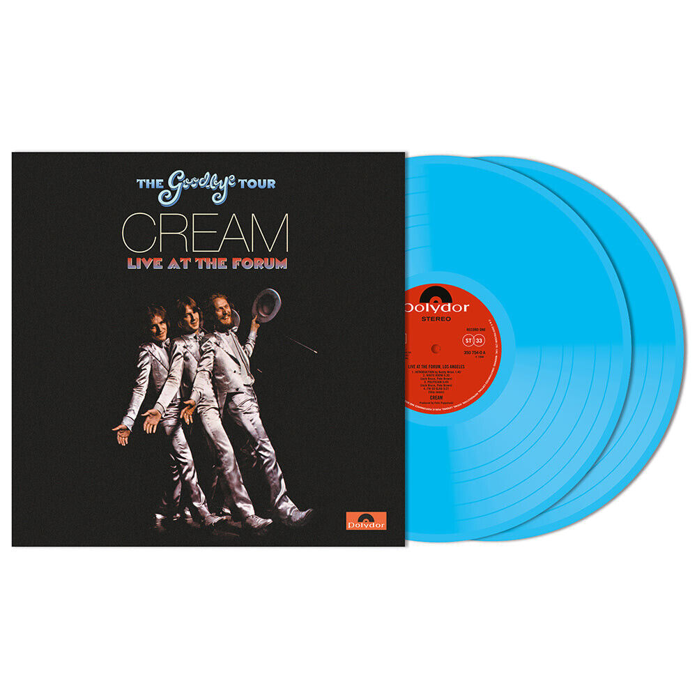 Cream The Goodbye Tour: Live At The Forum Doppio Vinile Lp Colorato Blu Nuovo