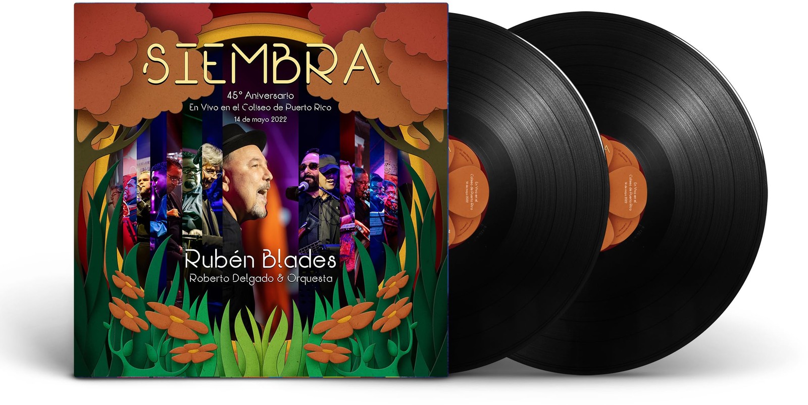 Roberto Delgado  Siembra: 45 Aniversario - En Vivo en el Coliseo de P (Vinyl LP)
