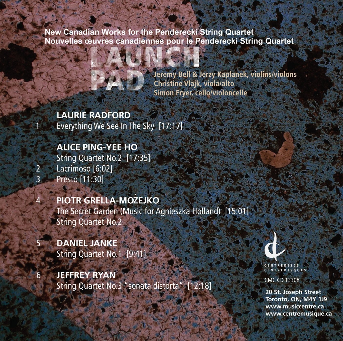 RADFORD PING YEE HO JANKE Launch Pad (CD)
