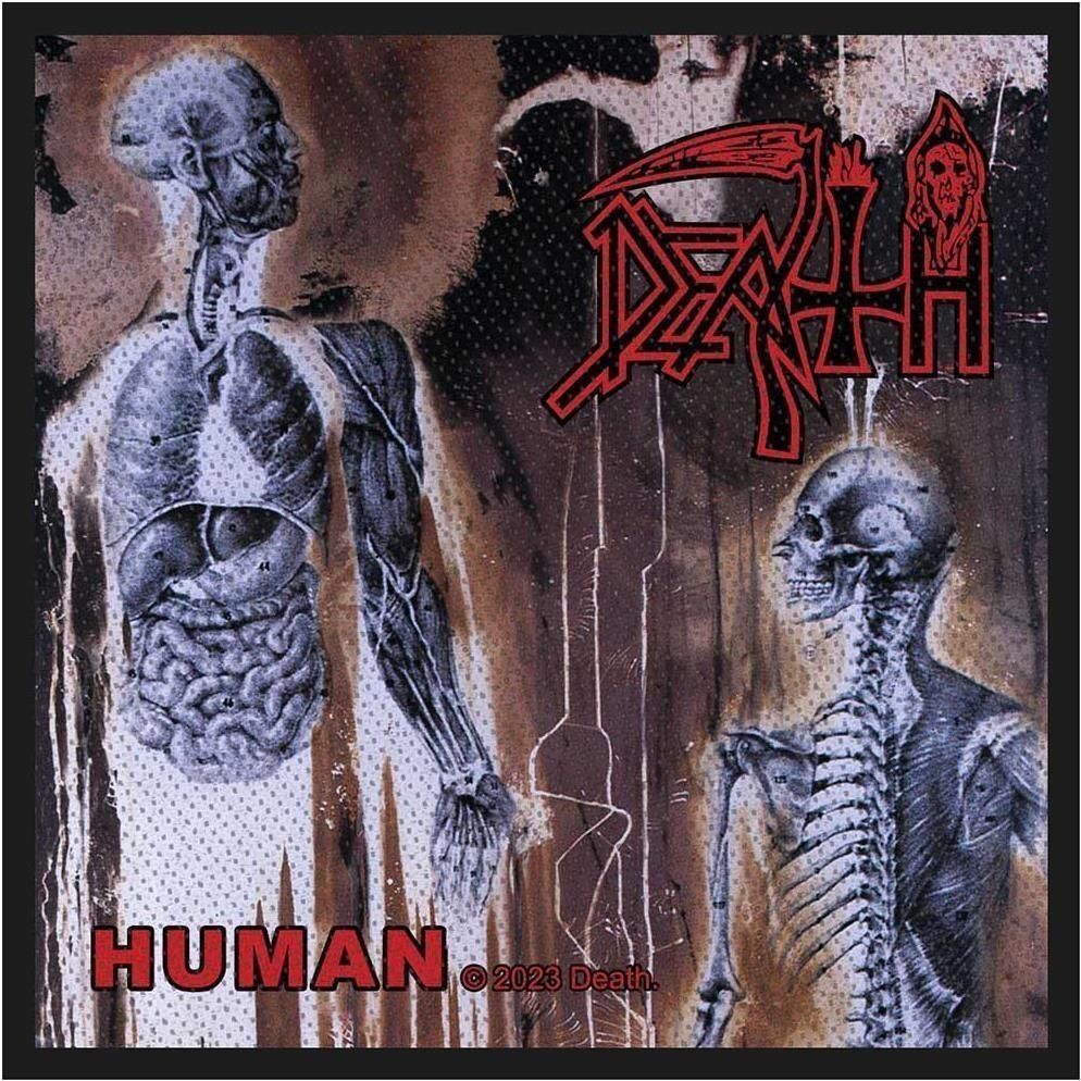 Gadget - Death - Death Standard Woven Patch: Human - Rock Off
