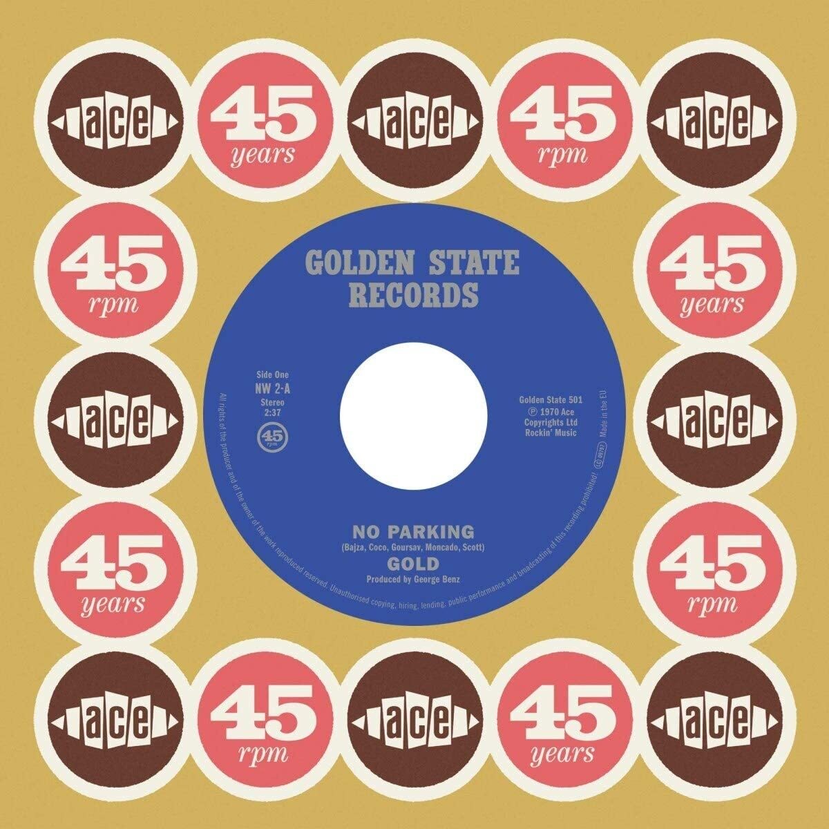 Gold No Parking (Vinyl LP) 45th Anniversary  7" Single
