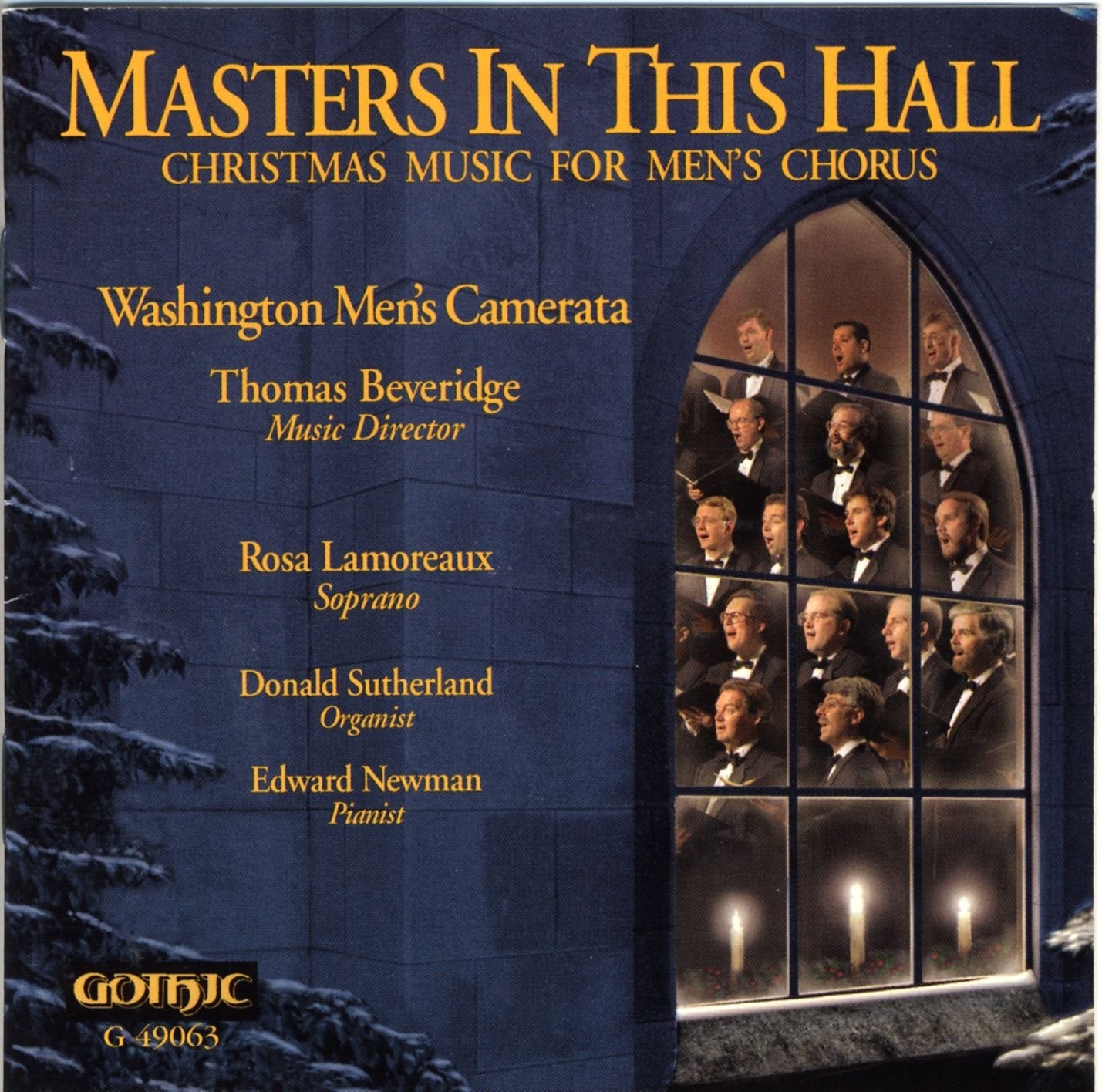 Thomas Beveridge Masters in This Hall: Christmas Music Men's Choru (CD)